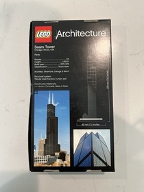 LEGO Architecture Sears Tower 21000 Complete Set 69 Pieces Boxed 2008