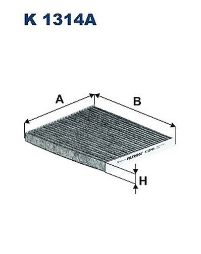 Filtron K 1314A Filter, Innenluft FüR Hyundai, Kia-image