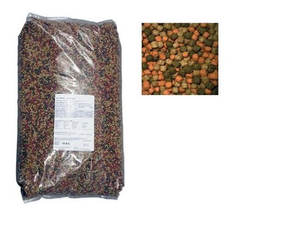 15 kg Koifutter 4 Sorten Basic MIx Futter für Zierfische in 6 mm (3,47 EUR/kg)