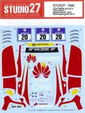 Studio27 1/24 Z4 Gt3 Schubert Motorsport 20 2015 Decal