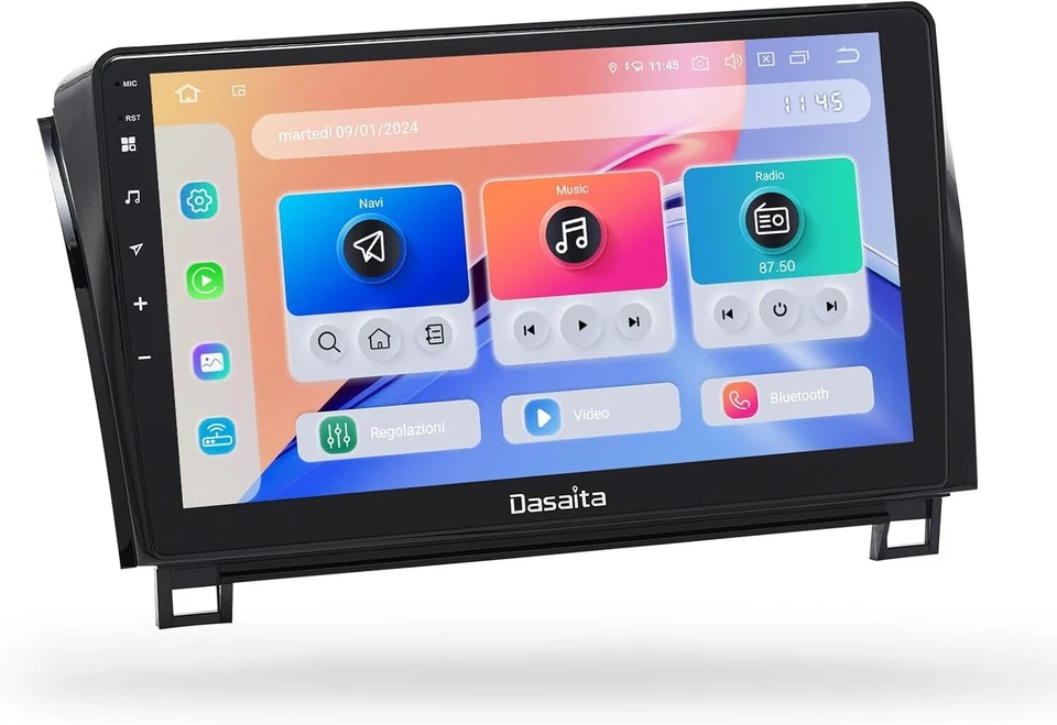 Radio de coche Dasaita 10,2" para Toyota Tundra 2007-13 inalámbrico CarPlay/Android automático Foto 2 de 4