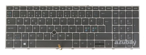 Keyboard For HP Zbook Fury 15 G7 G8 M17094-xx1 M17095-xx1 L97967-xx1 Backlit - Picture 11 of 13