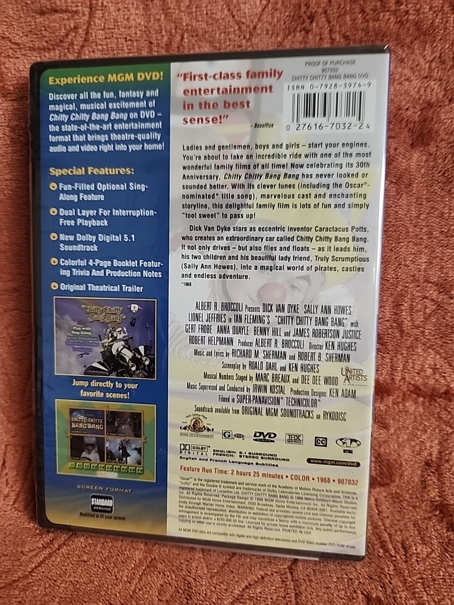 Chitty Chitty Bang Bang. 1968. Dick Van Dyke, Sally Ann Howes. New