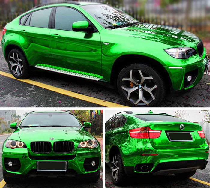 108x60 Dark Chrome Mirror Black Vinyl Film Wrap Sticker Stretchable 9ft X 5ft for sale online