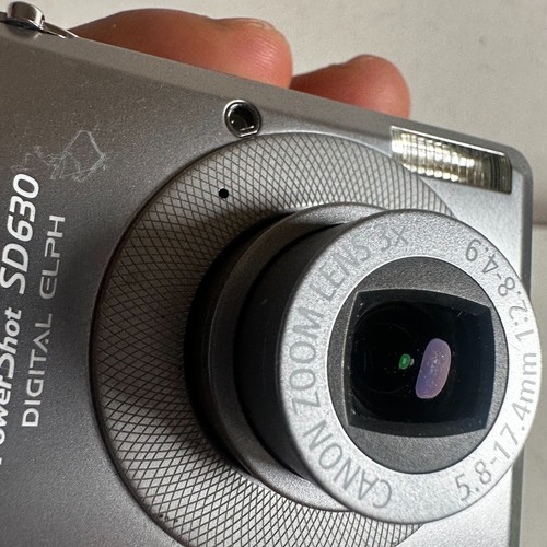 Canon PowerShot SD630 Digital Elph Silver 6.0MP 3x Optical Zoom Digital Camera - Picture 12 of 14