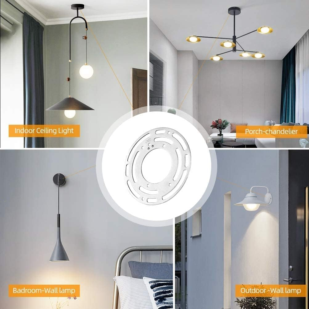 Pendant Light Installation Bracket 2 Sets S - Iron Crossbar Fixture For ...