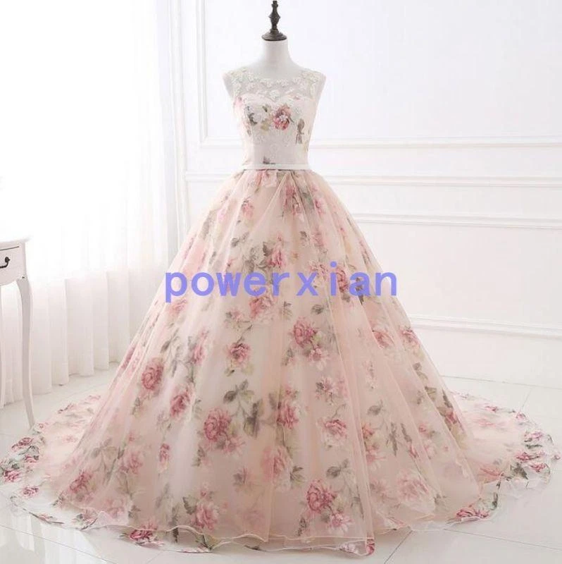 Ignite evenings floral print ball gown sales