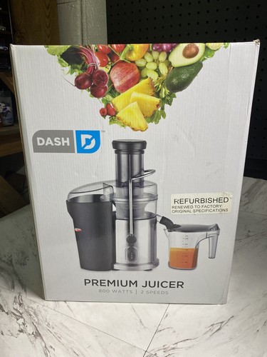 Extractor De Jugo Premium Dash Exprimidor de Acero Inoxidable reformado |  eBay