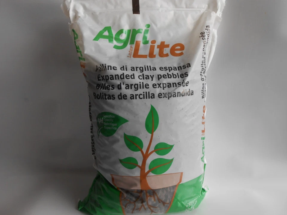 LECA Argilla espansa per fioriere piante vasi per giardinaggio Agrilaterlite 10 LT.