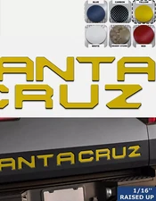 Yellow Plastic Letters for Hyundai Santa Cruz 2022 2023 2024 Inserts US MADE