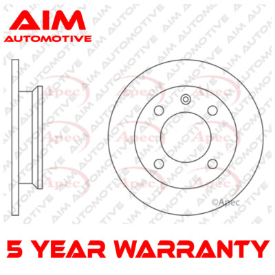 Brake Disc Front Aim Fits Ford Fiesta 1978-1989 1.0 1.3 1.4 1.6 D 0