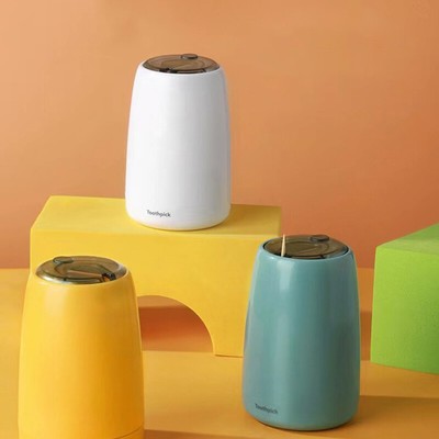 Creative Automatic Toothpick Holder Container Household Toothpick Box Dispen Y4