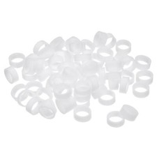 Silicone Rubber Bands Rings 100Pcs Non-slip 12mm Dia 1mm Thick 5mm Width
