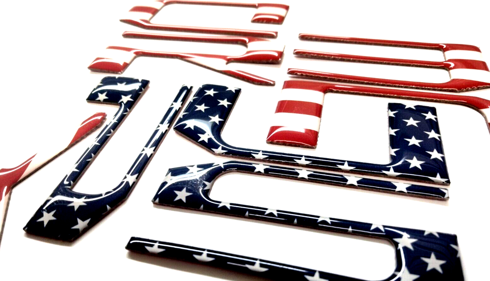 Multiple Shapes 3D USA Flag Flag Of The United States In 3D USA Flag For 3D Prin - Foto 4