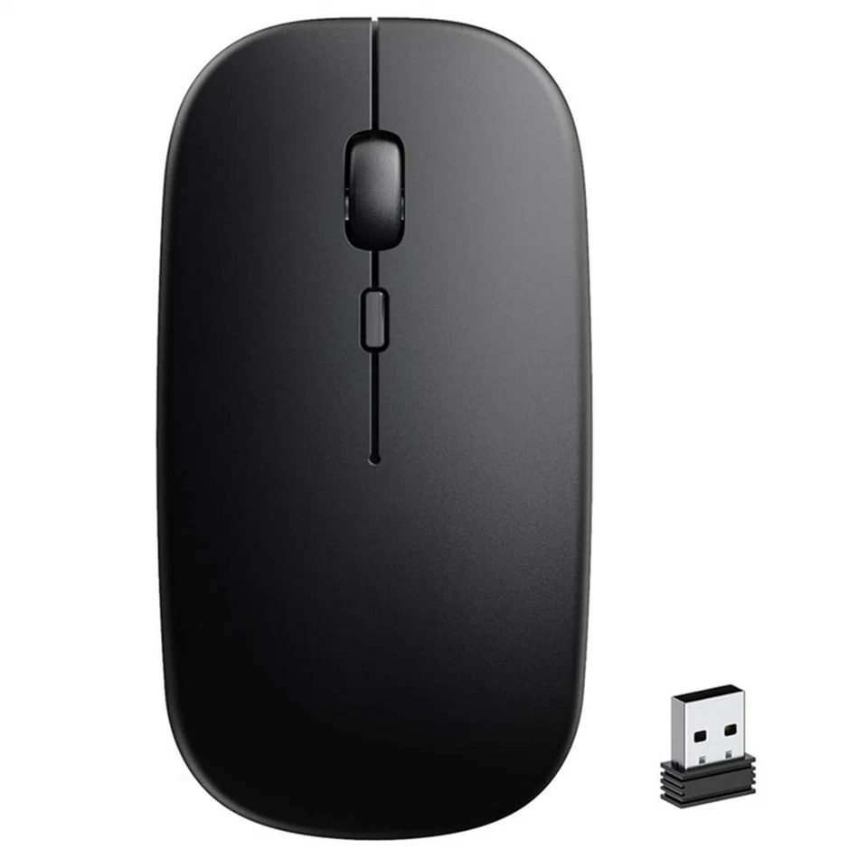 Slim 2.4GHz Optical Wireless Mouse Mice With USB Receiver for PC Laptop
