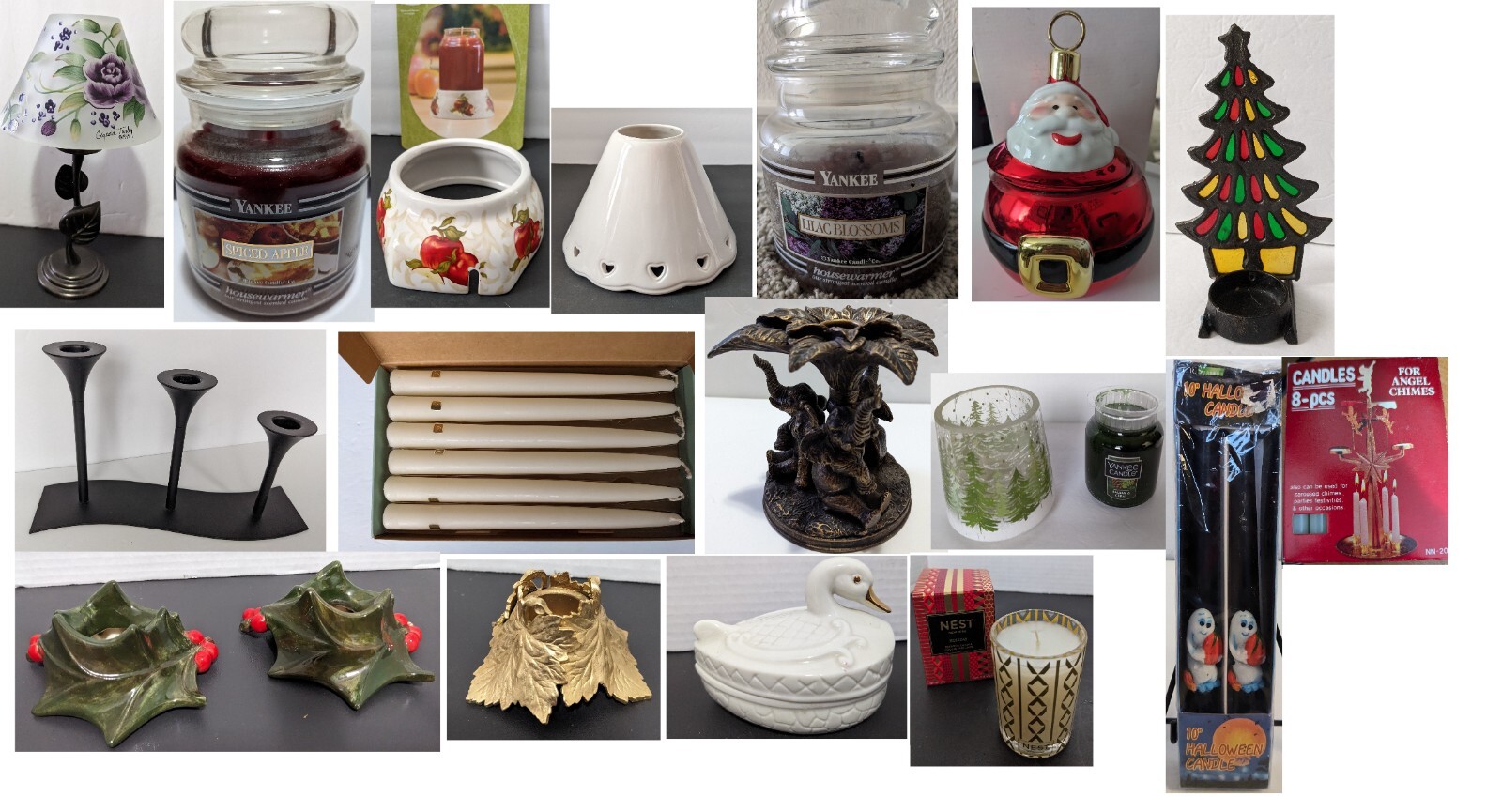 Candles, Candle Holders, Candle Skirts, Yankee Candles, Party Lite Shade-U PICK-image