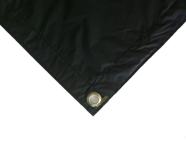 12'x12' 12x12 3.6x3.6m Solid Black Cloth full block overhead butterfly