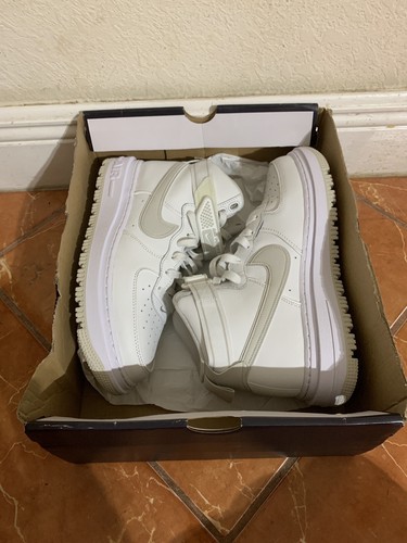 Nike DA0418-100 Air Force 1 High Boot Summit White Light Bone Men Shoe Military - Picture 10 of 12