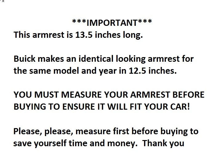 00-05 Buick Lesabre GRIS 13.5 consola central reposabrazos tapa reposabrazos tela 14 Foto 2 de 4