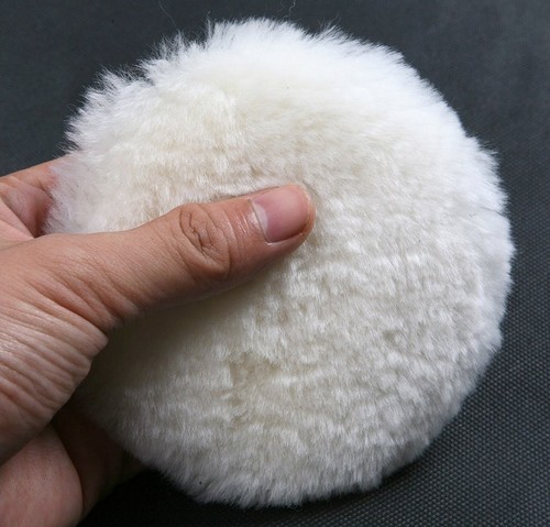 2pcs 5-Inch Hook & Loop Woolen Polishing Wheel Buffing Pad - Foto 2 di 4