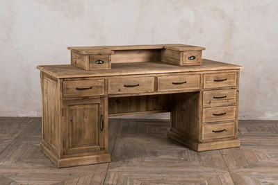 Pine best sale executive desk