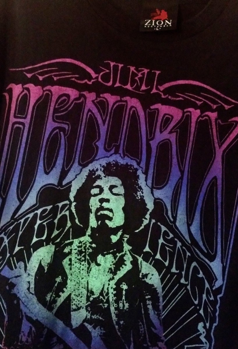 【00s公式・USA製】ジミヘン ウィンターランド バンドTシャツ ZION L Jimi Hendrix Experience Winterland Men's Vintage Zion Rootswear