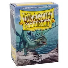 Dragon Shields: (100 Sleeves) Matte Mint by Arcane Tinman ATM11025