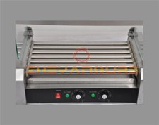 1PCS New 1.4KW Commercial 7 Roller Hot Dog Grill Cooker Machine 220V