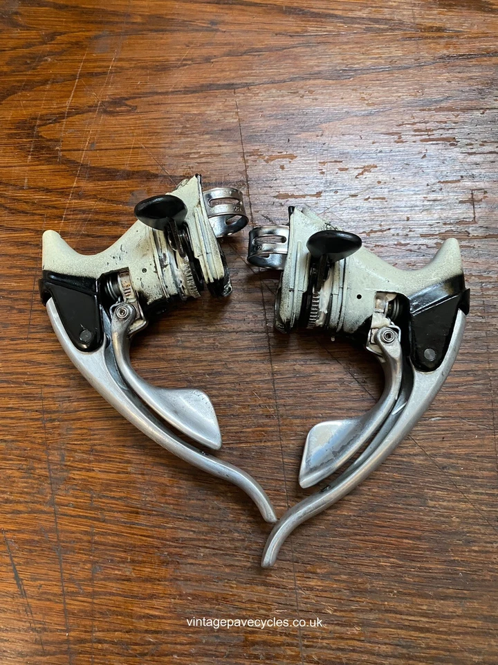 Vintage Campagnolo Chorus 8 Speed Alloy Body Ergo Levers ReBUIT New Hoods #ERG06 - Image 4 of 4