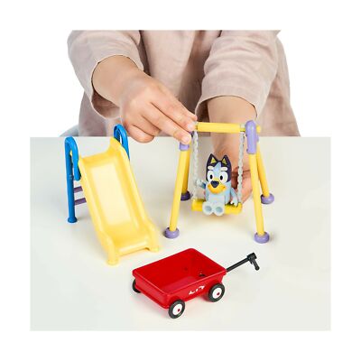 Bluey Park Playset With Bluey Figure, Wagon, Swing & Slide - Mini Playground Toy For Kids 13016 - View #10