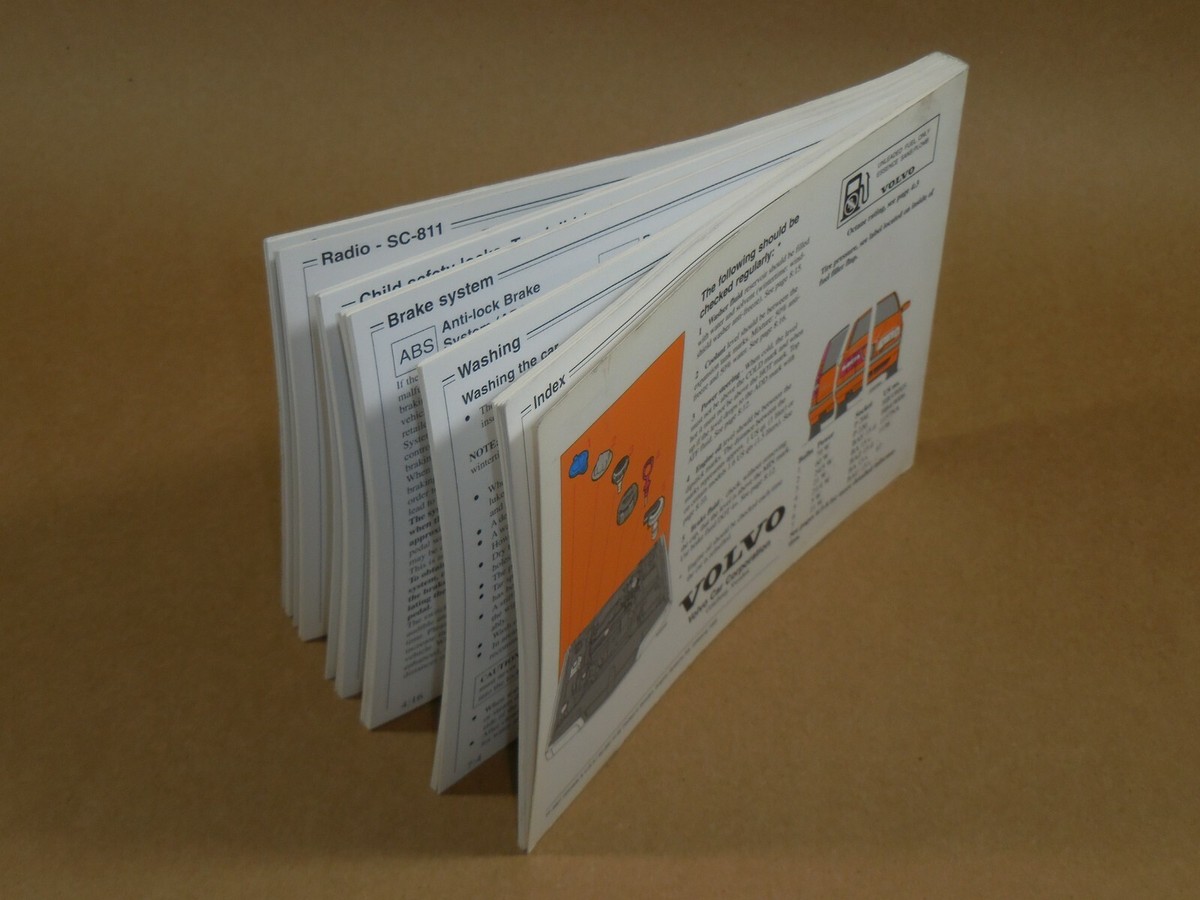1996 VOLVO 850 Owner's Manual TP3901 [#2] | eBay