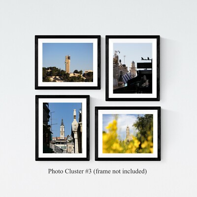 Towers of Jerusalem, al-Quds, Holy City (unframed set of 4 8.5x11'' photo prints)