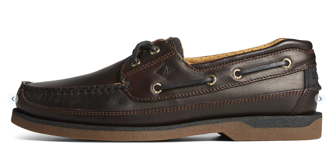 Sperry Gold Cup Mako 2 Eye Moc Amaretto Brown Boat Shoe  display picture 1