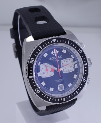 Zodiac Sea Dragon Men's Black Watch - ZO3005 for sale online | eBay