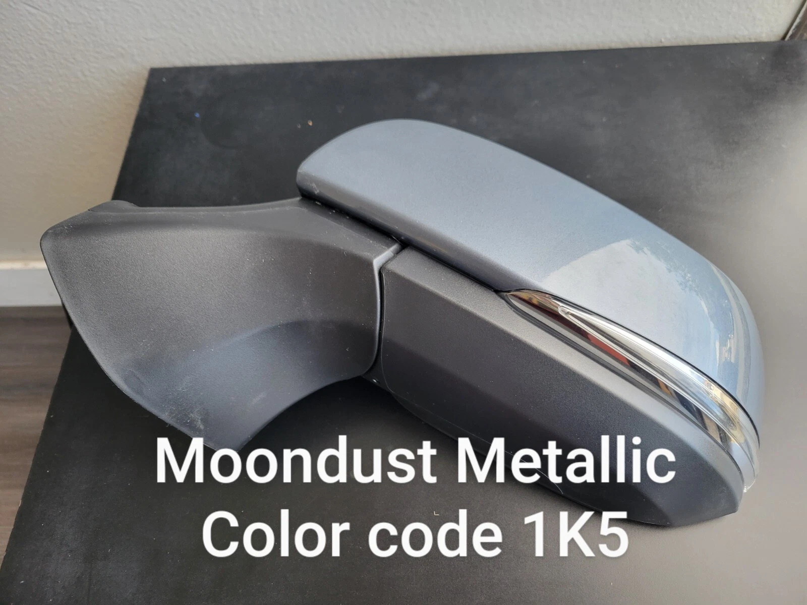 NEW MOONDUST GRAY Mirror fits 2020-24 Toy Highlander Driver Left side LE XLE XSE