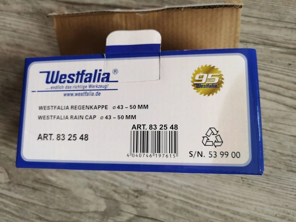 Westfalia Regenklappe Auspuff-Kappe, -Klappe -Traktor -Schlepper 43-50 mm - Bild 2 von 4
