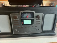 Crosley Model CR240 5H BK Turntable Record Player Radio CD Cassette Phonograph