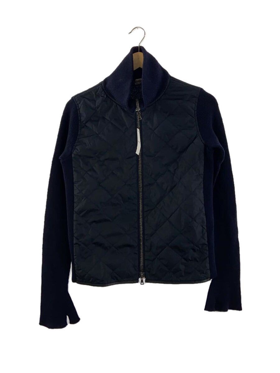 Giacca PRADA SPORT altra maglia nylon trapuntato commutabile con zip 40 blu navy usata