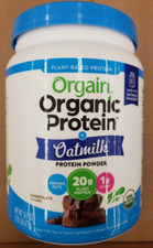 Orgain Organic Vegan Protein Powder Oat Milk, Chocolate - 20g Plant Based Prot