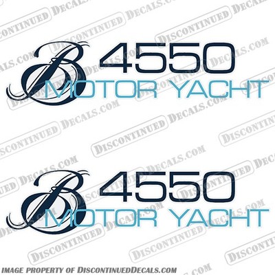 Fits Bayliner Boats Motor Yacht 4550 Decals