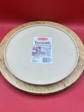 Rubbermaid Lazy Susan Turntable Spice Carousel 10.5" Hi-Lip Cream 2936 Vintage