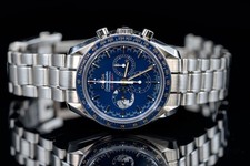 Omega Speedmaster Moonwatch Apollo 45th Anniversary Stainless Steel 42mm Blue