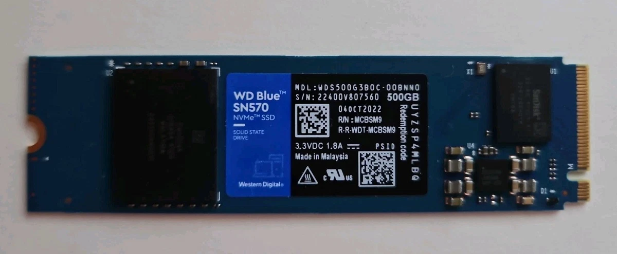 Western Digital M.2 Interface Solid State Drives 500 GB Storage