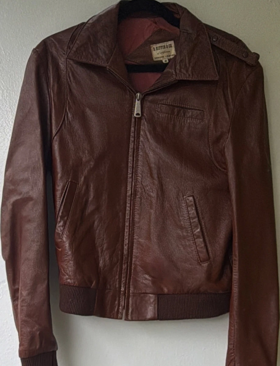 Leather Regular Size XS Vintage Outerwear Coats & Jackets for Men