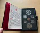 1975 Canadian Mint Proof Set - 7 coins including 50% silver Edmonton dollar