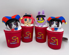 The Amazing Digital Circus Plush Pouch Fast food ver. Set of 4 Japan NEW