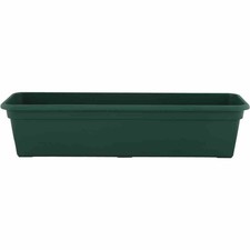 Balconiera Fioriera Vaso per Piante Vaso 60 x 16,9 X 13,8 CM Verde Plastica