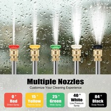 7.5hp Petrol Pressure Washer Jet Washer Patio Car Cleaner Portable 2200 PSI