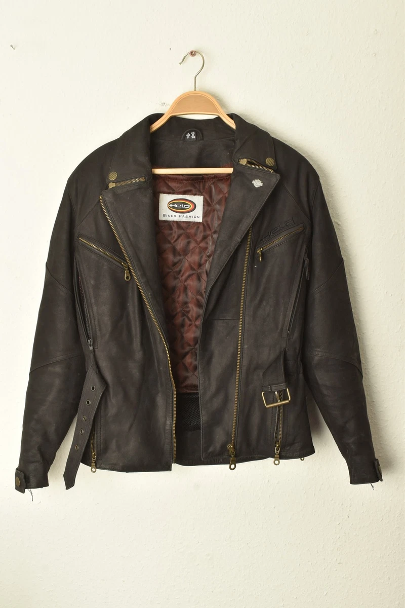 Damen Lederjacke Im Retro-Stil: Dicke Motorradjacke Mit Reißverschluss Für Winter & Outdoor