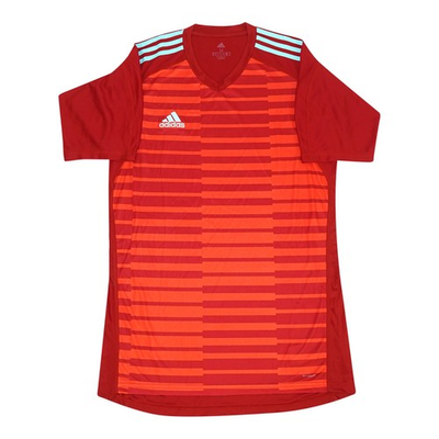 #ad Columbus Crew SC MLS Adidas Men Red Blank AdiPro Short Sleeve Goalkeeper Jersey $29.99